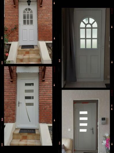 Pose porte PVC Modèle ALizée