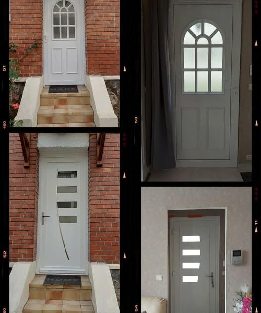 Pose porte PVC Modèle ALizée